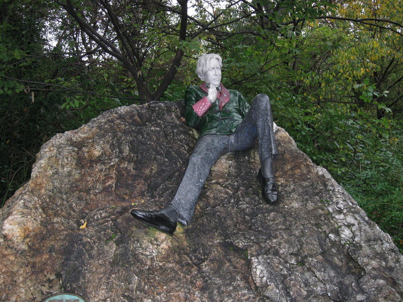 Oscar Wilde Memorial in Merrion Square