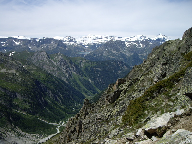 Utsikten från Fenêtre d'Arpette